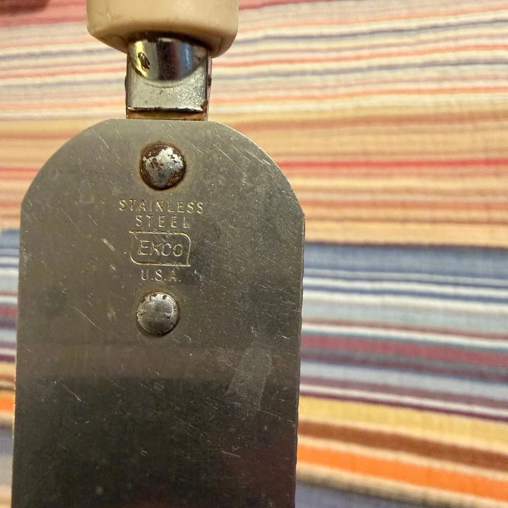 Vintage Ekco Stainless Steel Offset Spatula Offset Icing‎ Spreader USA